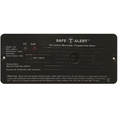 Mti Industry MTI INDUSTRY 35742BL Carbon Monoxide & Propane Leak Detector - LP & CO Gas; Black M6T-35742BL